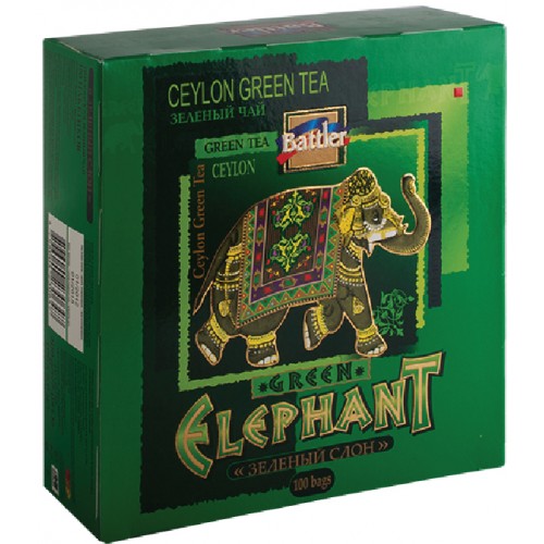 Battler Green Elephant 100 Tea Bags